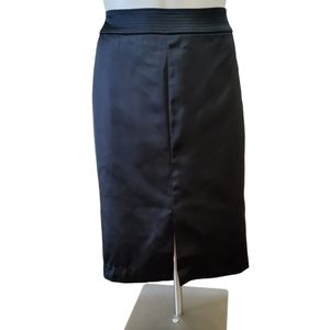 New Alfani Satin Pencil Skirt 18 Black